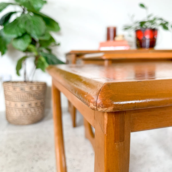 KALMAR NESTING TABLES - HEY JUDE WORKSHOP • Vintage furniture & wares.