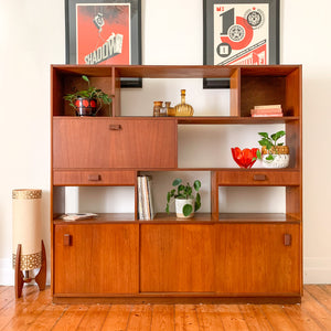 JOHN GRIMES TEAK ROOM DIVIDER - HEY JUDE WORKSHOP • Vintage furniture & wares.