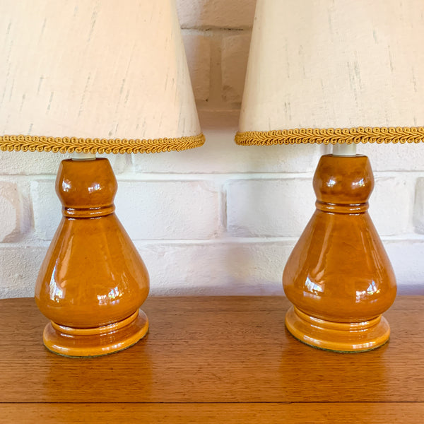 MUSTARD CERAMIC LAMPS