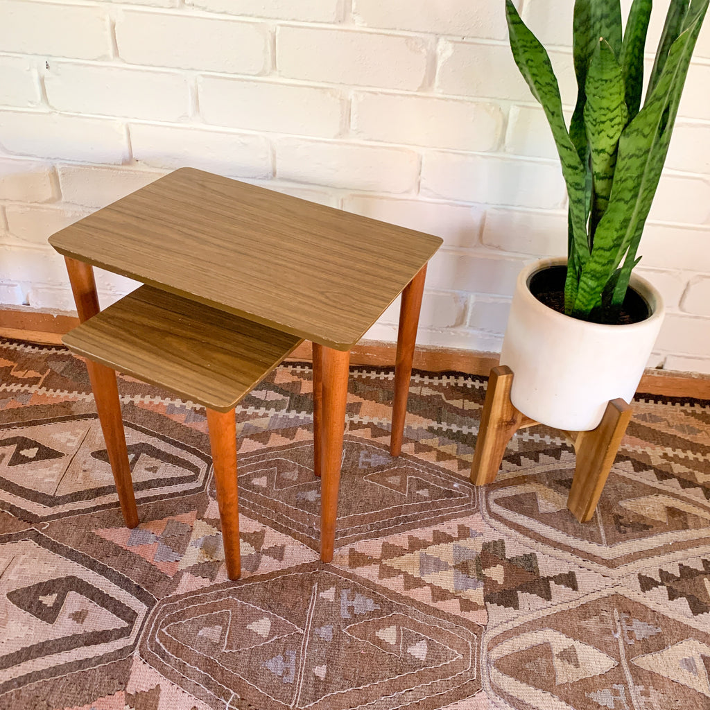 LAMINATE NESTING TABLES - HEY JUDE WORKSHOP • Vintage furniture & objects Melbourne