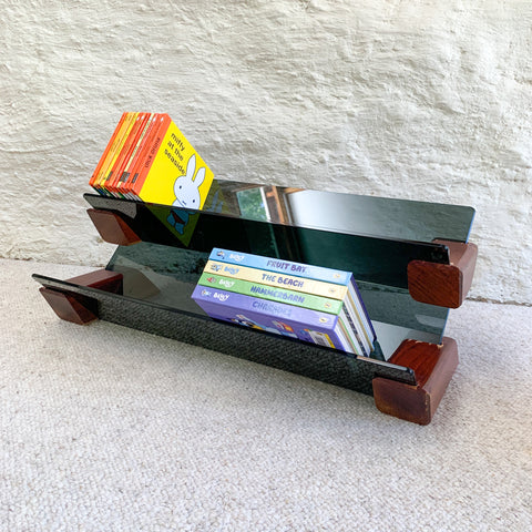 SMOKY GLASS DISPLAY SHELF