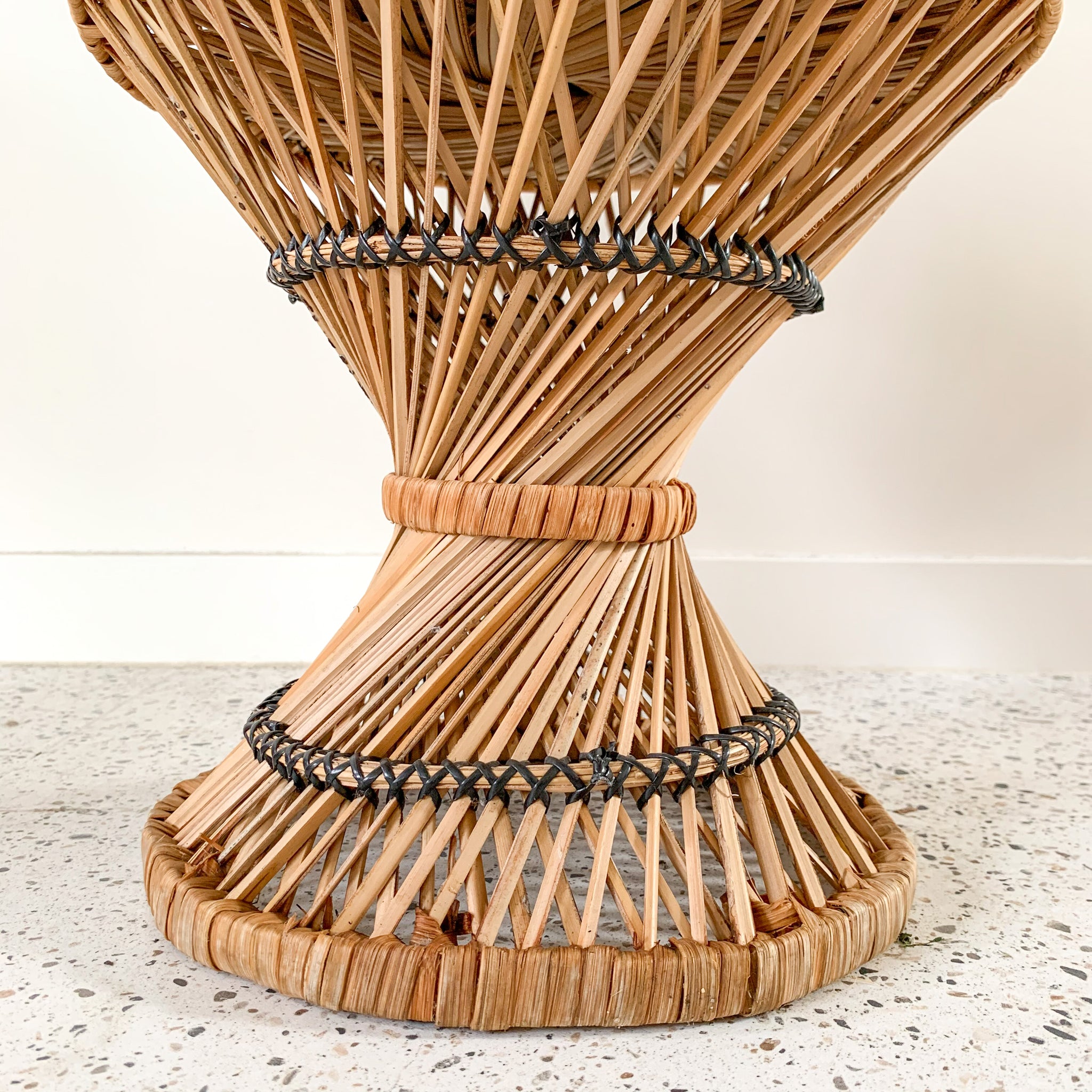 CANE PLANT STAND