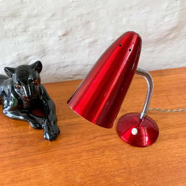 RUBY RED ANODISED TABLE LAMP