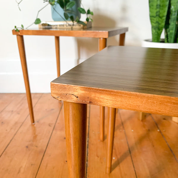 LAMINATE NESTING TABLES - HEY JUDE WORKSHOP • Vintage furniture & wares.