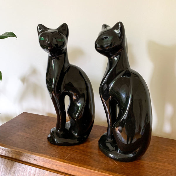 BLACK CERAMIC CATS