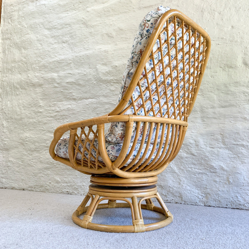Rowico Rattan Chairs RATTAN SWIVEL CHAIR