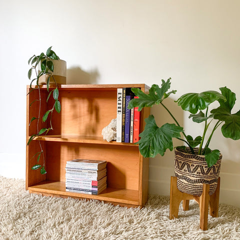 WOODEN BOOKCASE