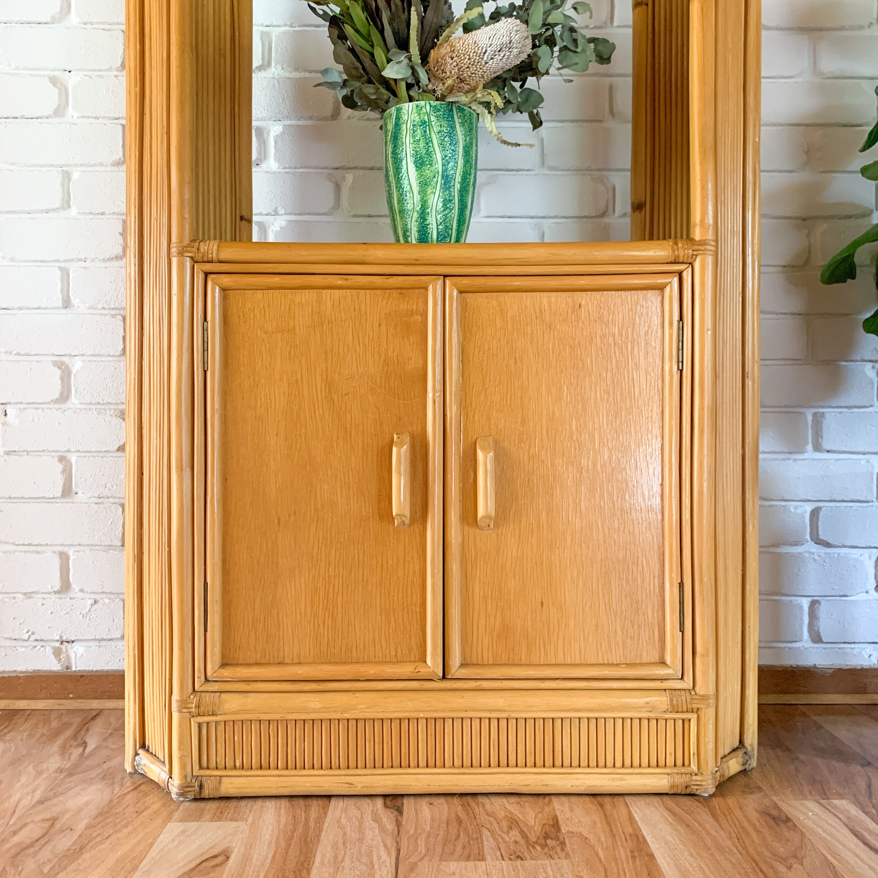 RATTAN DISPLAY SHELVES - HEY JUDE WORKSHOP • Vintage furniture & objects Melbourne