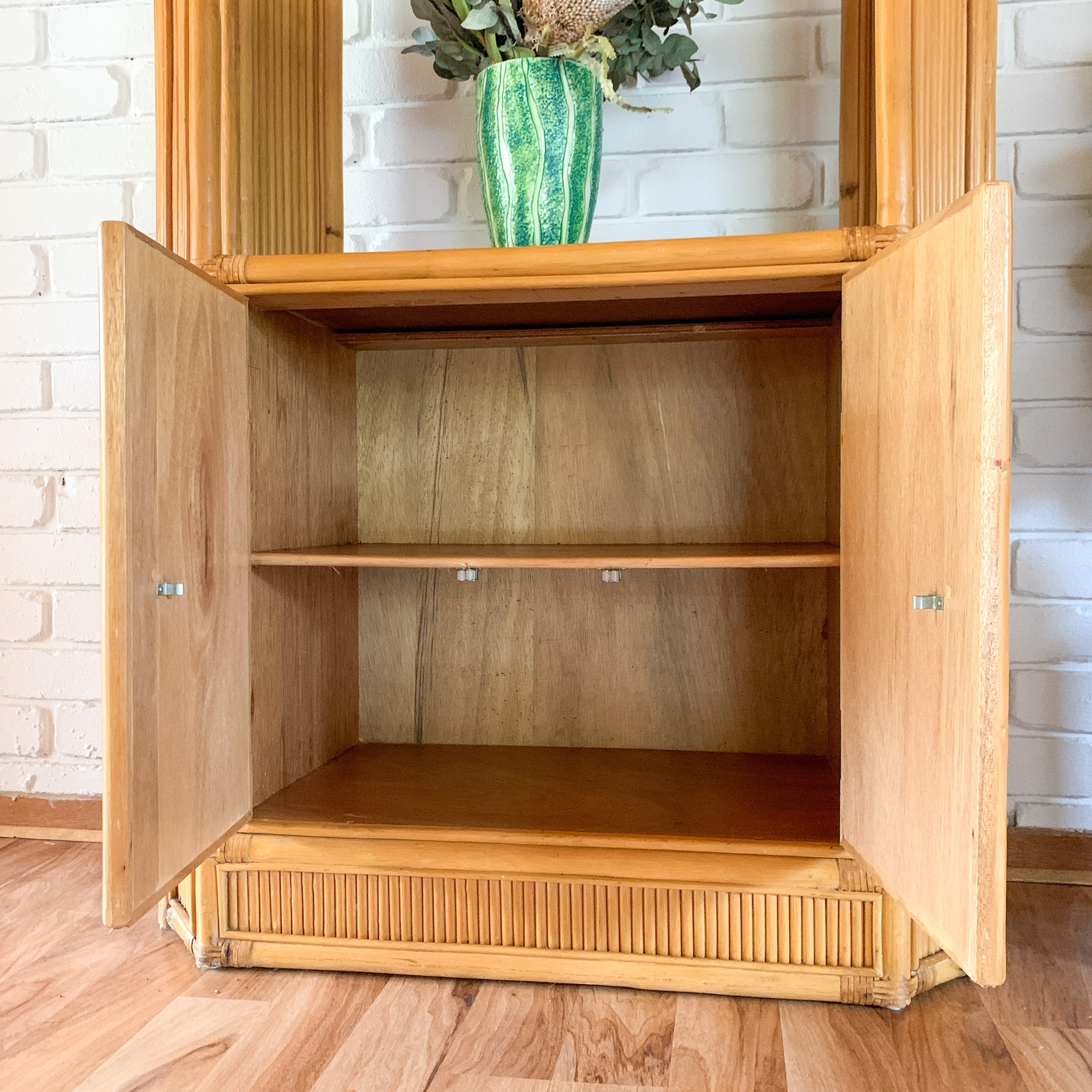 RATTAN DISPLAY SHELVES - HEY JUDE WORKSHOP • Vintage furniture & objects Melbourne