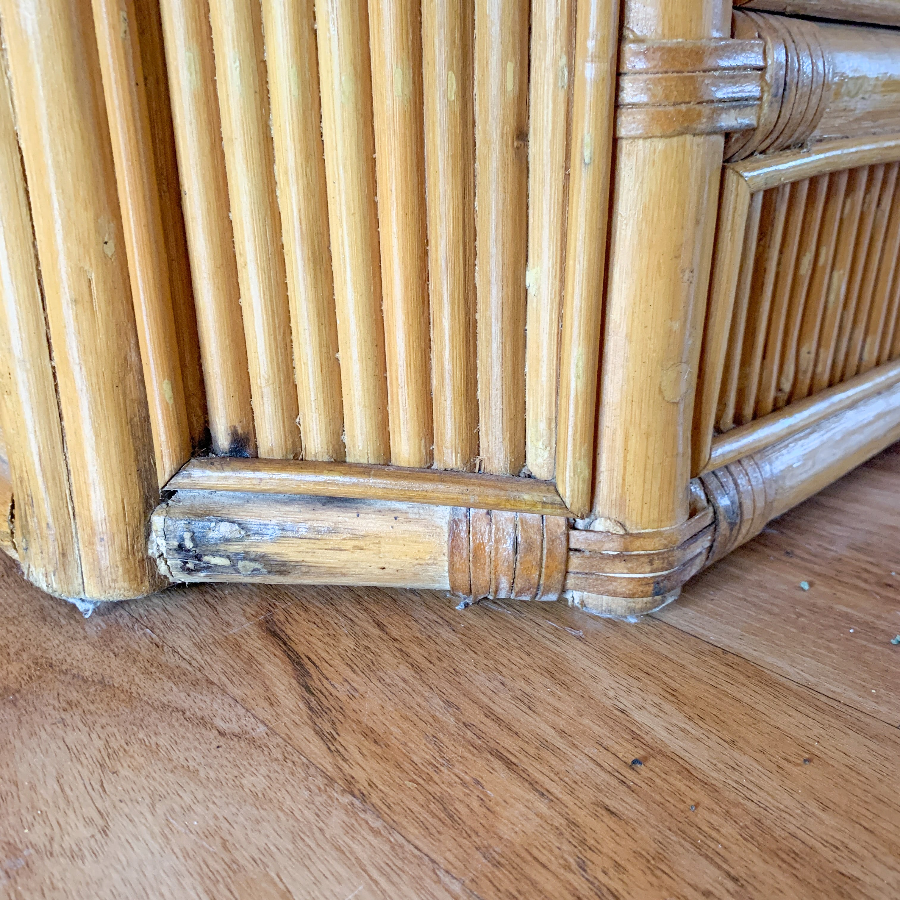 RATTAN DISPLAY SHELVES - HEY JUDE WORKSHOP • Vintage furniture & objects Melbourne