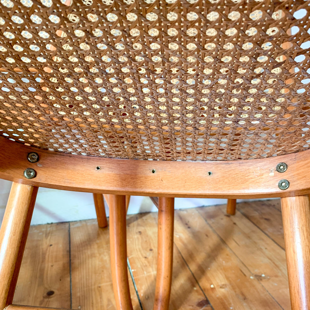 RATTAN BENTWOOD DINING CHAIRS - HEY JUDE WORKSHOP • Vintage furniture & wares.