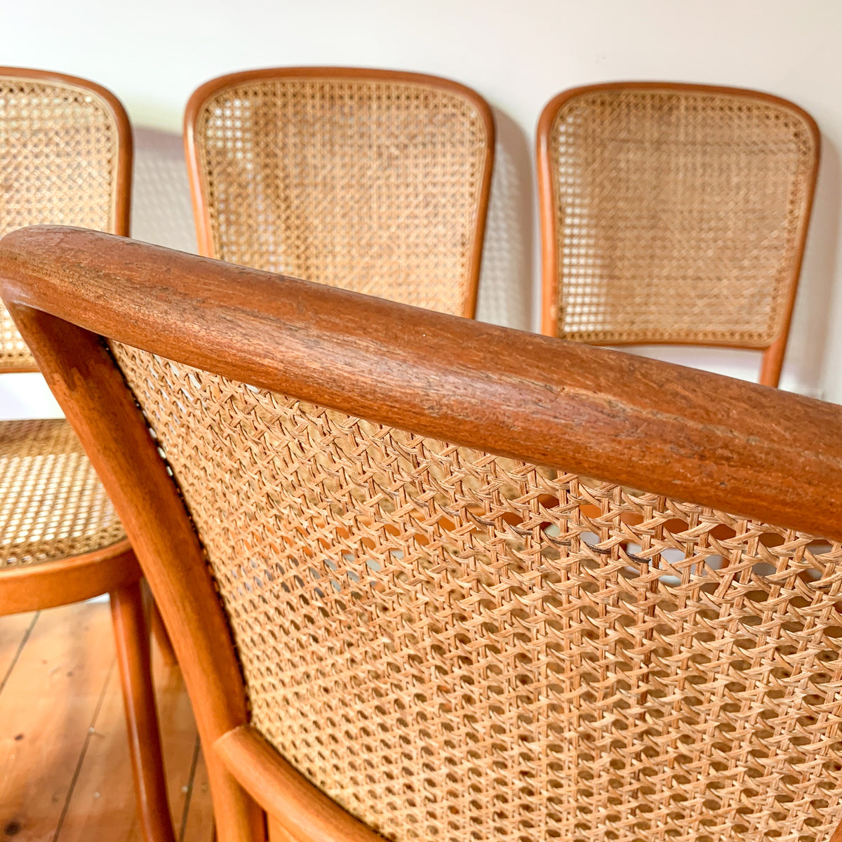 RATTAN BENTWOOD DINING CHAIRS - HEY JUDE WORKSHOP • Vintage furniture & wares.