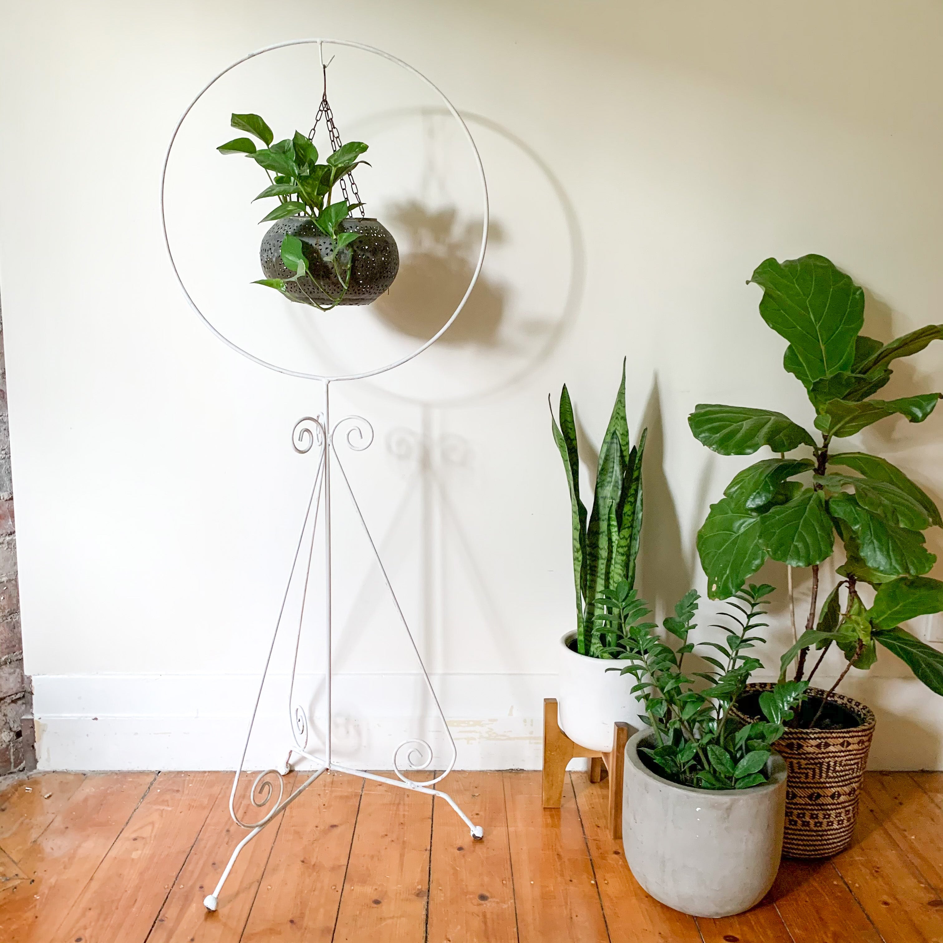 bird cage plant hanger METAL BIRD CAGE HANGER