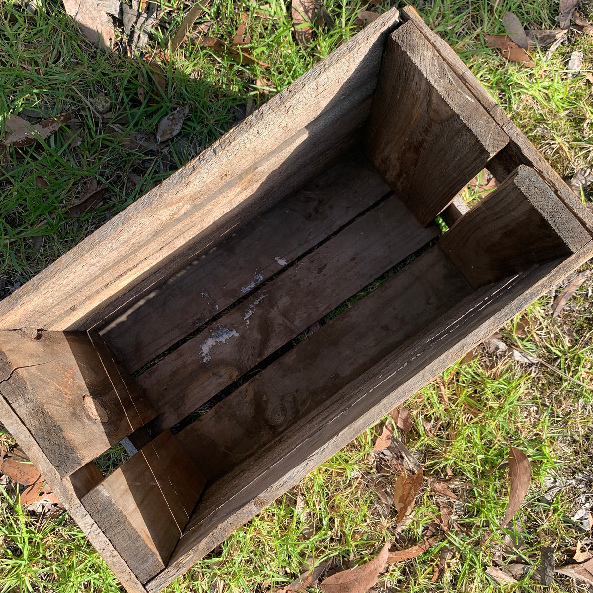 WOODEN CRATE CAMP RD RED - HEY JUDE WORKSHOP • Vintage furniture & objects Melbourne