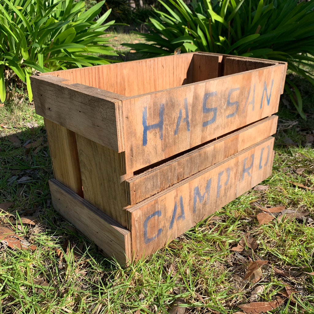 WOODEN CRATE CAMP RD BLUE