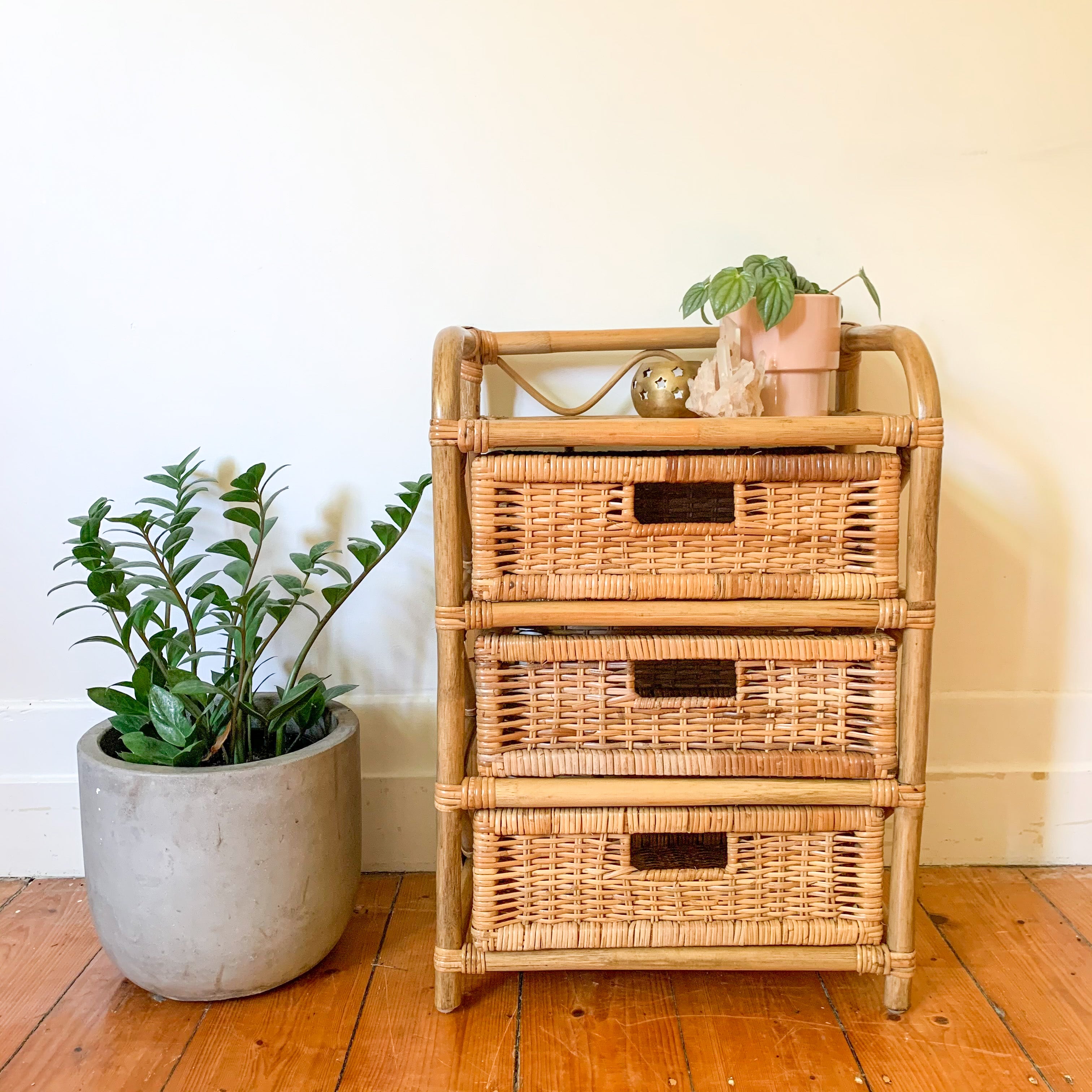 CANE BASKET DRAWERS - HEY JUDE WORKSHOP • Vintage furniture & wares.