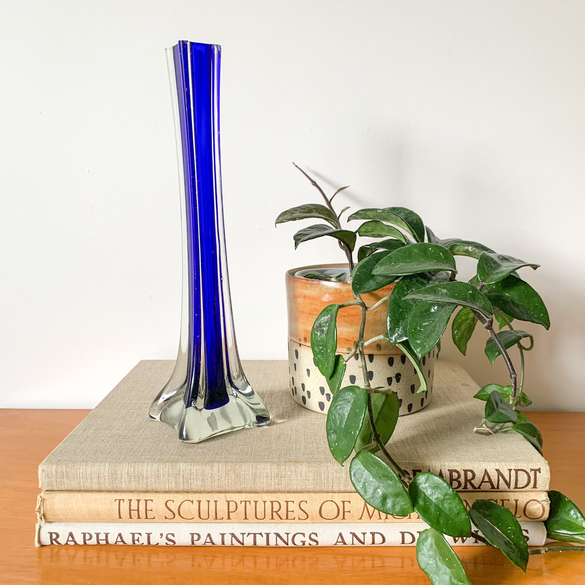 BLUE BUD VASE