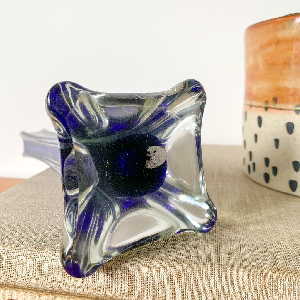 BLUE BUD VASE
