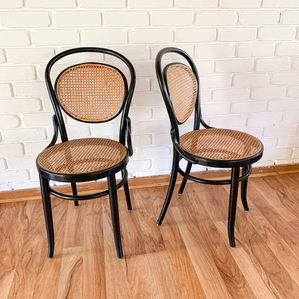 BENTWOOD RATTAN CHAIRS