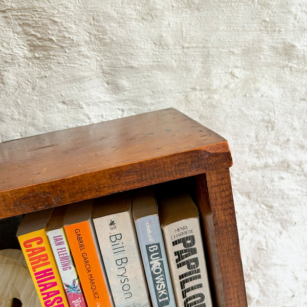 RUSTIC STEPPED BOOKCASE