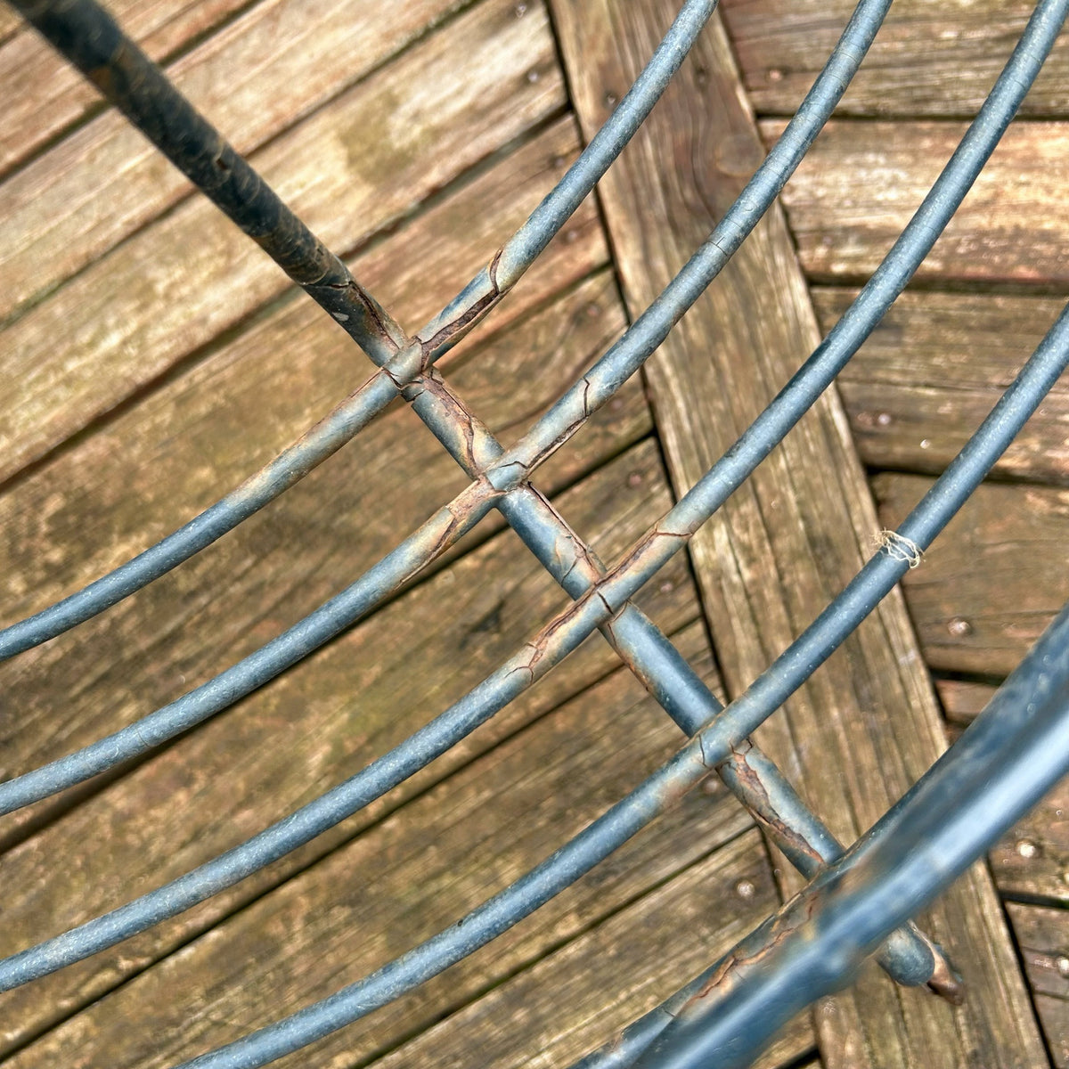HALF ROUND METAL POT STAND - HEY JUDE WORKSHOP • Vintage furniture & objects Melbourne